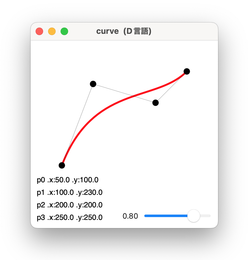 mouse event の sample code